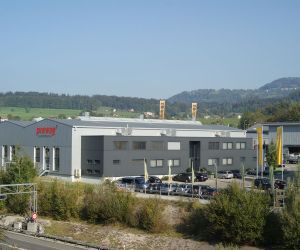 Adiabatische Kühlung in Produktionshallen Prewag/Schweiz